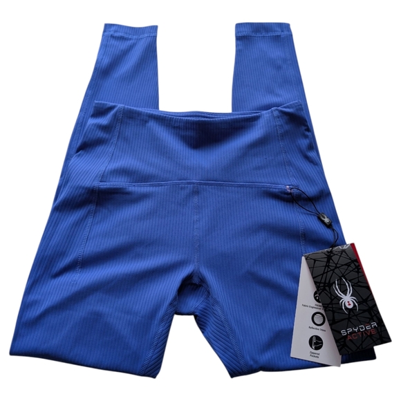 Spyder Pants - NWT Spyder Ladies S active wear in a vibrant blue (AM08)